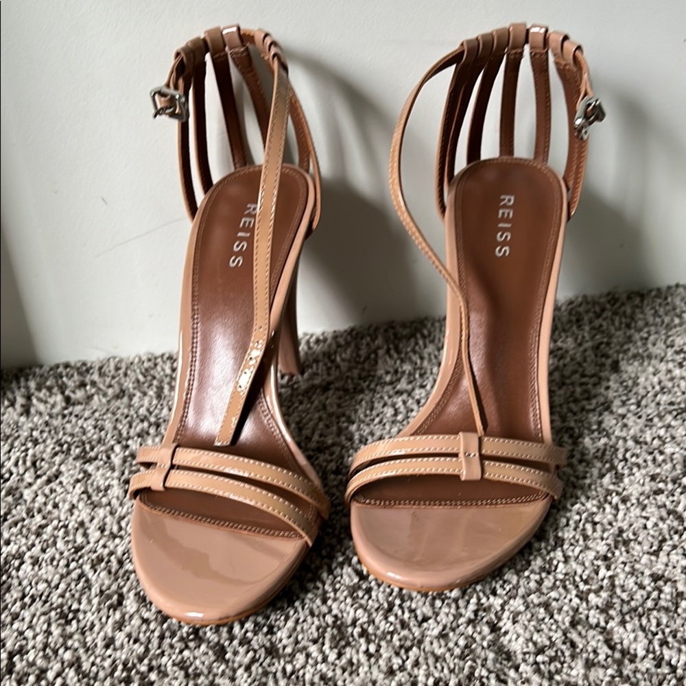Reiss Tan Strappy Women's Heels